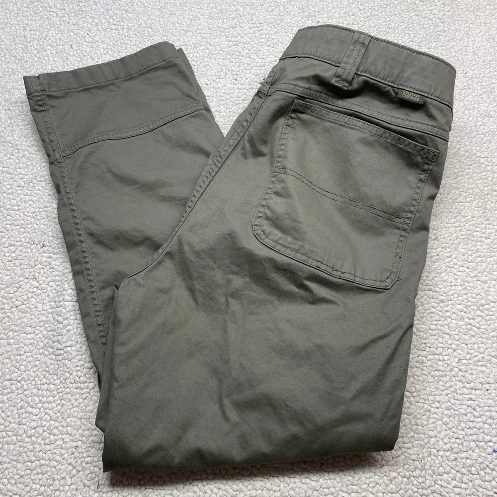 Colorado Clothing Pants Men 36x30 Olive Green Canvas Utility Straight Leg Pocket